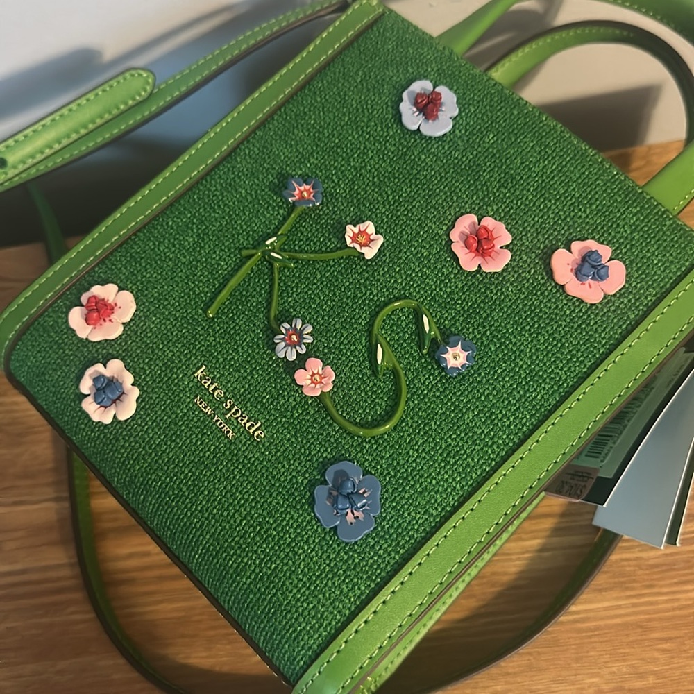 Nwt Kate spade manhattan floral mini tote bag - Picture 3 of 9